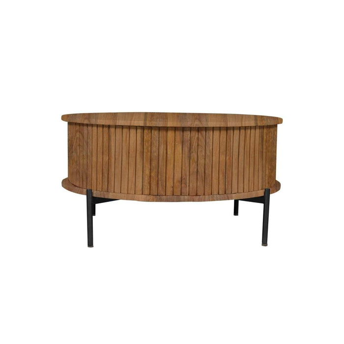 Salontafel Madison Naturel 80 cm Rond 80x80x40 cm-Salontafels-Starfurn