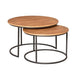 Salontafel Madison Naturel Mangohout 70 cm 70x70x45 cm-Salontafels-Starfurn