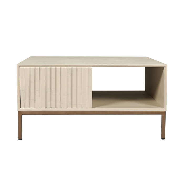 Salontafel Madison Sand | 80 cm | Vierkant-Salontafels-Starfurn