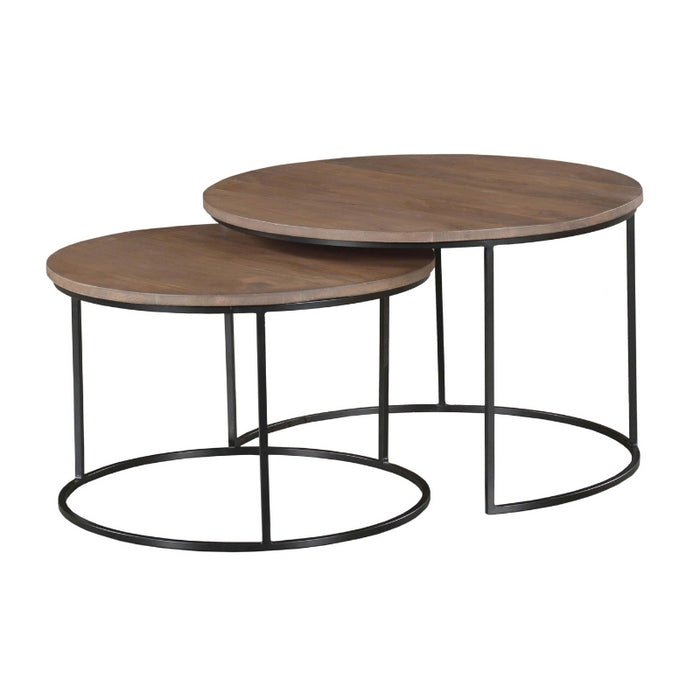 Salontafel Madison Walnoot | Set van 2-Salontafels-Starfurn