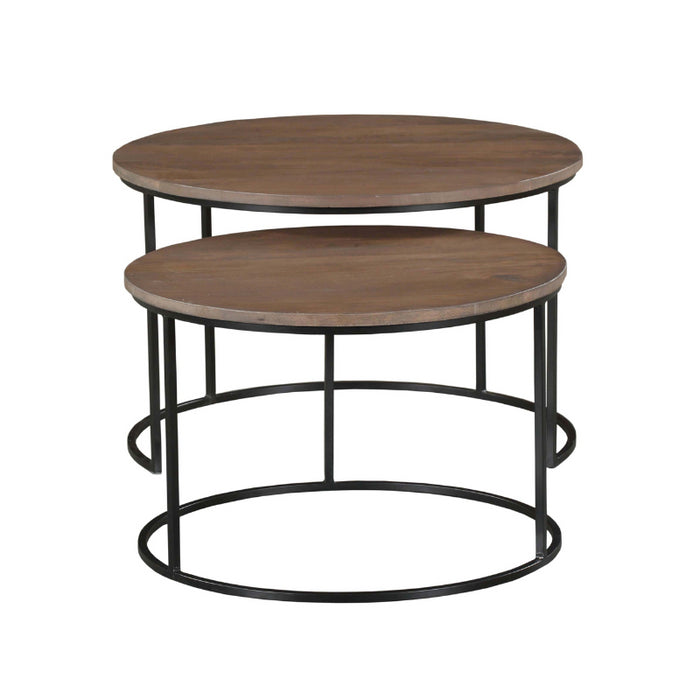 Salontafel Madison Walnoot | Set van 2-Salontafels-Starfurn