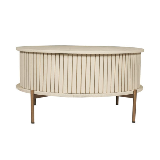 Salontafel Madison Zand 80 cm Rond 80x80x40 cm-Salontafels-Starfurn