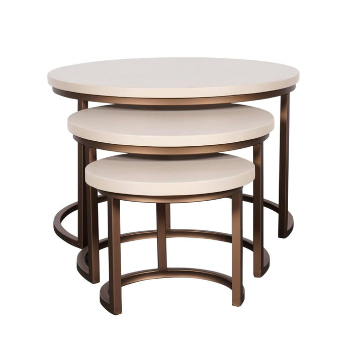 Salontafel Madison Zand Mangohout 70 cm-Salontafels-Starfurn