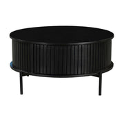 Salontafel Madison Zwart Metaal 80 cm 80x80x40 cm-Salontafels-Starfurn