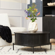 Salontafel Madison Zwart Metaal 80 cm 80x80x40 cm-Salontafels-Starfurn
