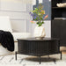 Salontafel Madison Zwart Metaal 80 cm-Salontafels-Starfurn