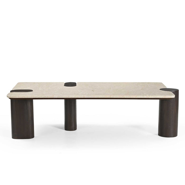 Salontafel Maeve Bruin Mangohout 128x60 cm-Salontafels-Starfurn