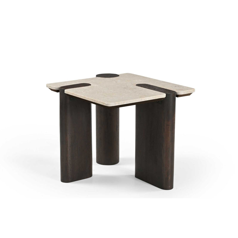 Salontafel Maeve Bruin Mangohout 57 cm 57x50x45 cm-Bijzettafels-Starfurn