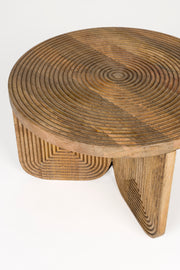 Salontafel Maeze Mango hout Bruin Ø60x40 cm-Salontafels-Creating Home