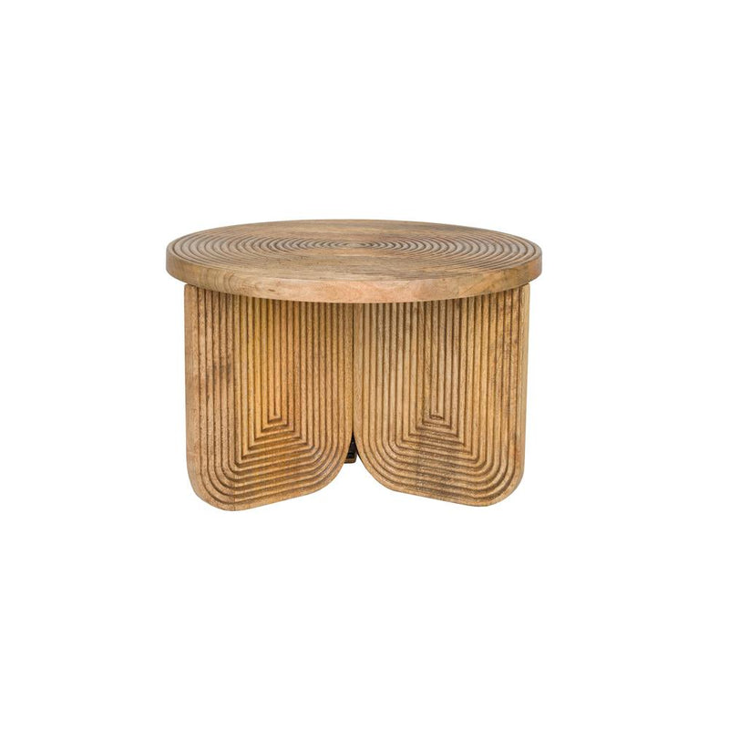 Salontafel Maeze Mango hout Bruin Ø60x40 cm-Salontafels-Creating Home