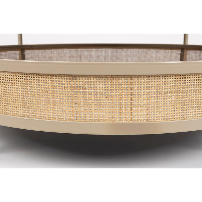 Salontafel Makoto MDF Beige Ø80x40 cm-Salontafels-Creating Home