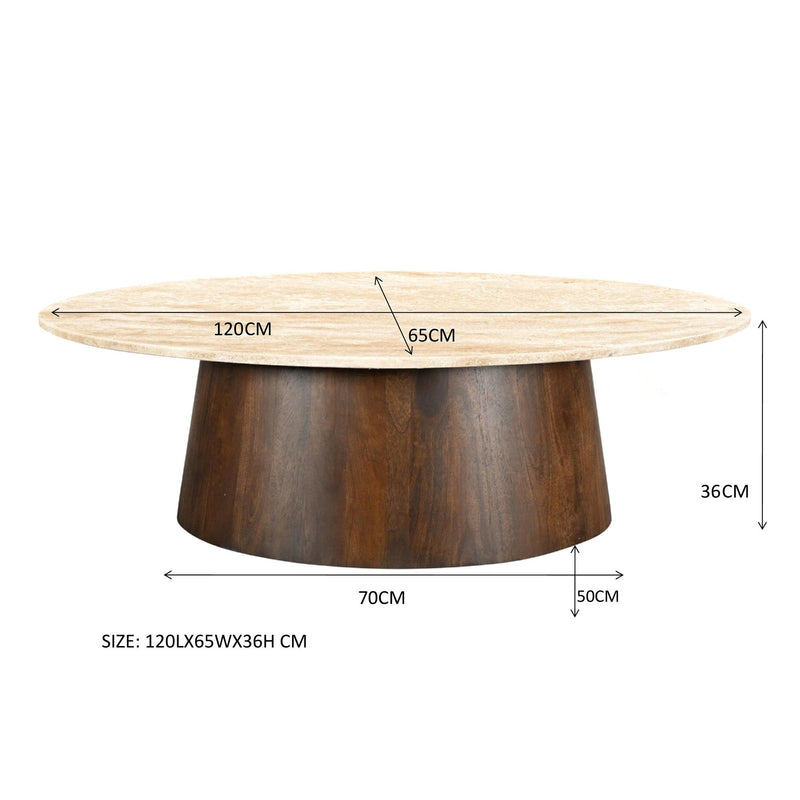 Salontafel Mangohout 120x65 cm-Salontafels-Livingfurn