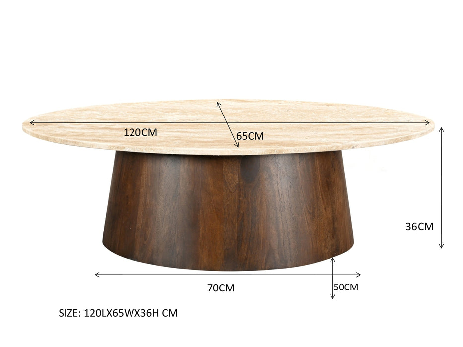 Salontafel Mangohout 120x65 cm-Salontafels-Livingfurn
