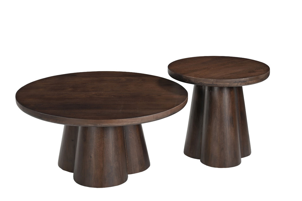 Salontafel Mangohout Bruin 50 cm-Salontafels-Brix