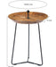 Salontafel Mangohout Naturel hout 45 cm-Salontafels-Brix
