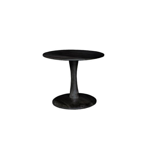 Salontafel Mangohout Zwart 50 cm-Salontafels-Brix