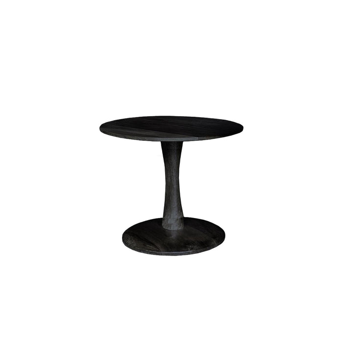 Salontafel Mangohout Zwart 50 cm-Salontafels-Brix