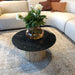 Salontafel Marmer Zwart 70 cm-Salontafels-Brix