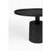 Salontafel Mason Antique Aluminum Zwart Ø60x40 cm-Salontafels-Creating Home