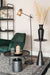 Salontafel Mason Antique Aluminum Zwart Ø60x40 cm-Salontafels-Creating Home