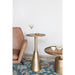 Salontafel Mason Antique Brass Aluminum Goud Ø60x40 cm-Salontafels-Creating Home