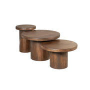 Salontafel Maya 70 cm Bruin 70x70x45 cm-Salontafels-Starfurn