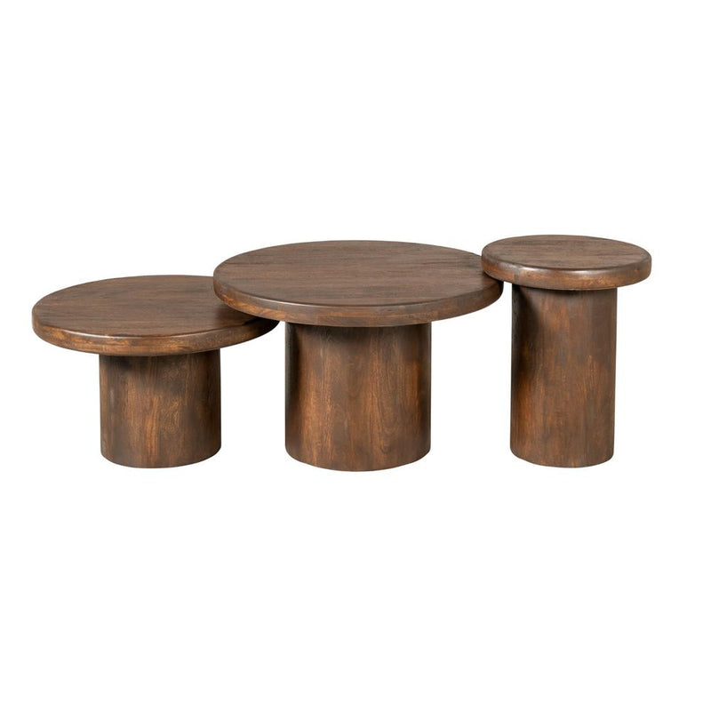 Salontafel Maya 70 cm Bruin 70x70x45 cm-Salontafels-Starfurn