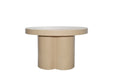 Salontafel Metaal Beige 56 cm-Salontafels-Brix