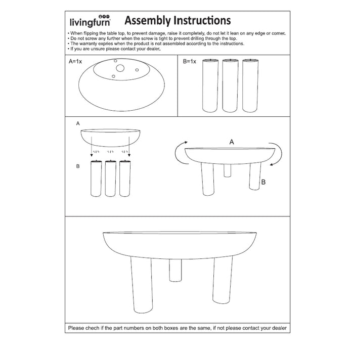 Salontafel Metaal Bruin 85 cm-Salontafels-Brix
