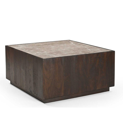 Salontafel Moos Bruin Mangohout 80 cm 80x80x40 cm-Salontafels-Starfurn