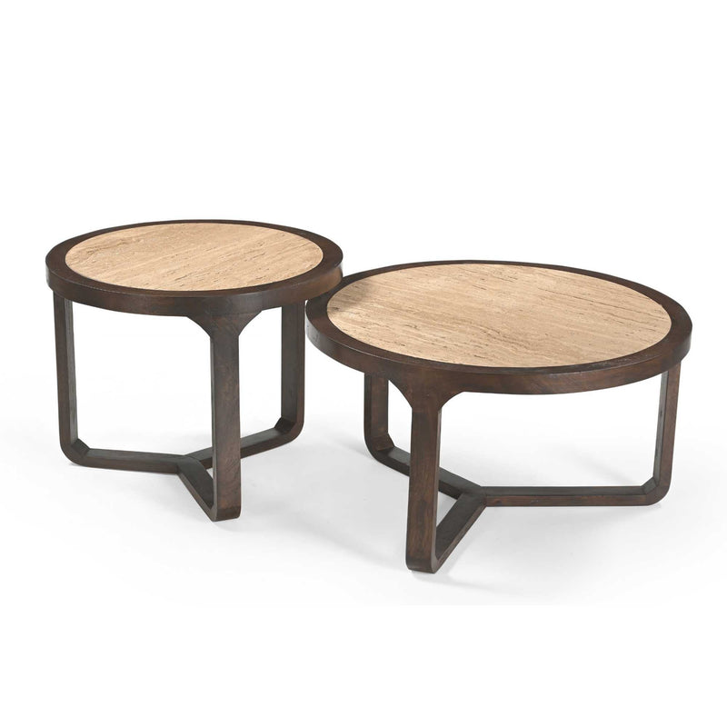 Salontafel Morris Bruin Mangohout 60 cm 60x60x48 cm-Bijzettafels-Starfurn