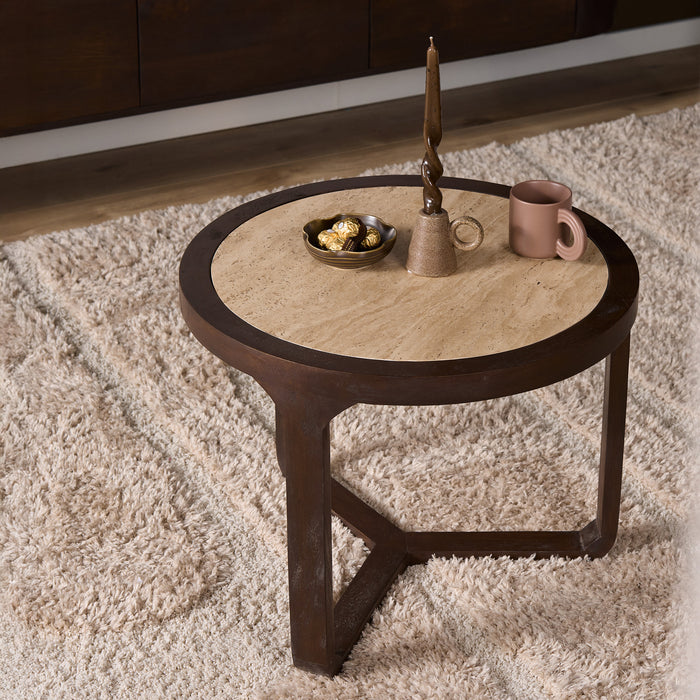 Salontafel Morris Bruin Mangohout 60 cm-Salontafels-Starfurn