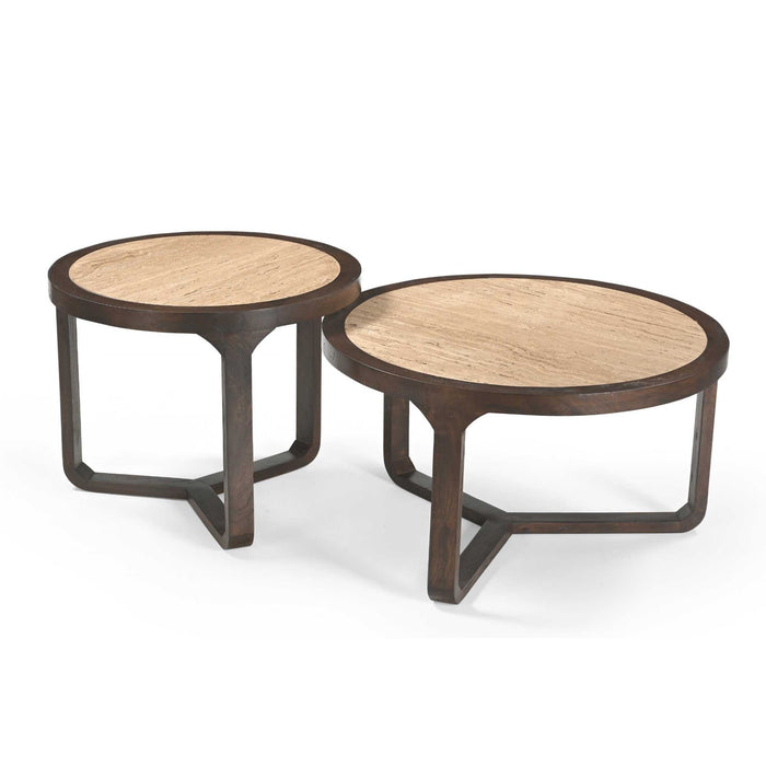Salontafel Morris Bruin Mangohout 60 cm-Salontafels-Starfurn