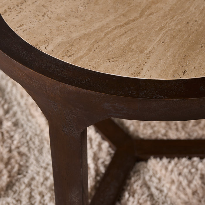 Salontafel Morris Bruin Mangohout 60 cm-Salontafels-Starfurn