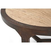 Salontafel Morris Bruin Mangohout 75 cm 75x75x42 cm-Salontafels-Starfurn