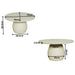 Salontafel Mosi Zand Mangohout 70 cm 70x70x38 cm-Salontafels-Starfurn