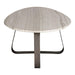Salontafel Muka Coffeetable Low Dark Grijs Wit Marmer-Salontafels-PTMD