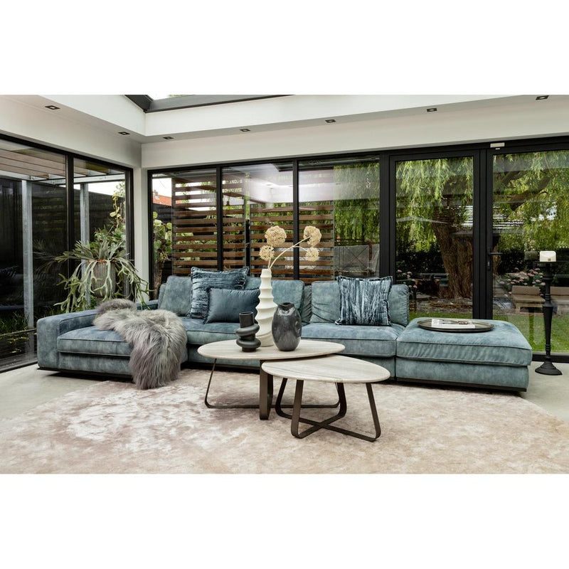 Salontafel Muka Marmer Wit 60x80 cm-Salontafels-PTMD