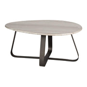 Salontafel Muka Marmer Wit 60x80 cm-Salontafels-PTMD