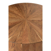 Salontafel Naturel Acaciahout hout Rond 90 cm 90x90x35 cm-Salontafels-J-Line