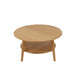 Salontafel Naturel Bamboe Rond 80 cm 80x80x40 cm-Bijzettafels-J-Line