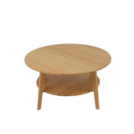 Salontafel Naturel Bamboe Rond 80 cm-Salontafels-J-Line