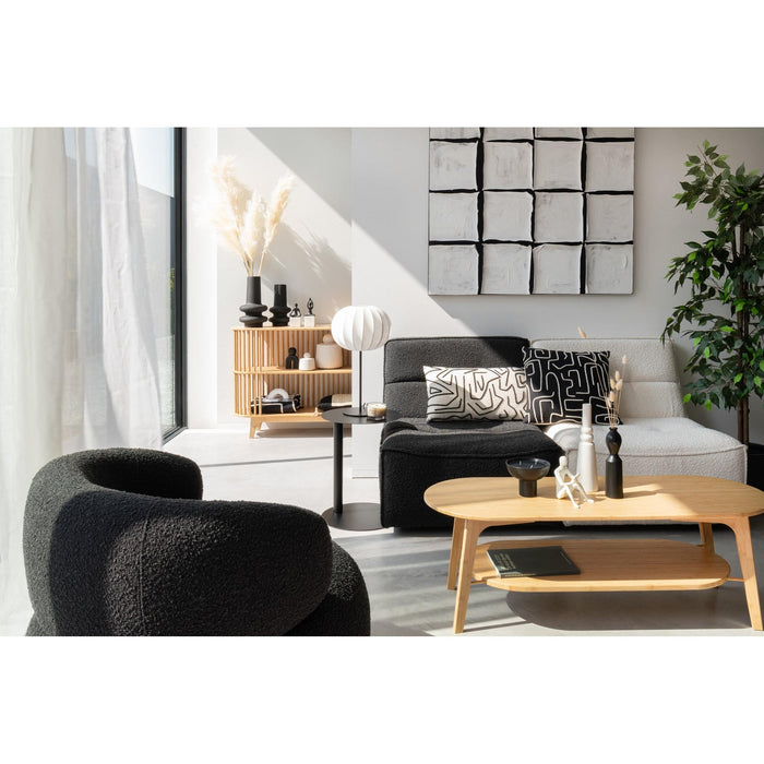Salontafel Naturel Bamboe Vierkant 120x45 cm-Salontafels-J-Line