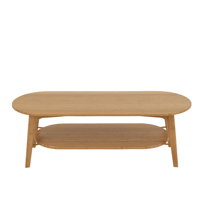 Salontafel Naturel Bamboe Vierkant 120x45 cm-Salontafels-J-Line