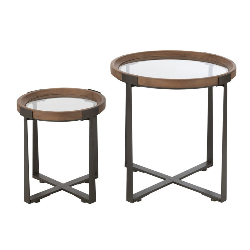 Salontafel Naturel Fir hout 60 cm 60x60x60 cm-Salontafels-J-Line