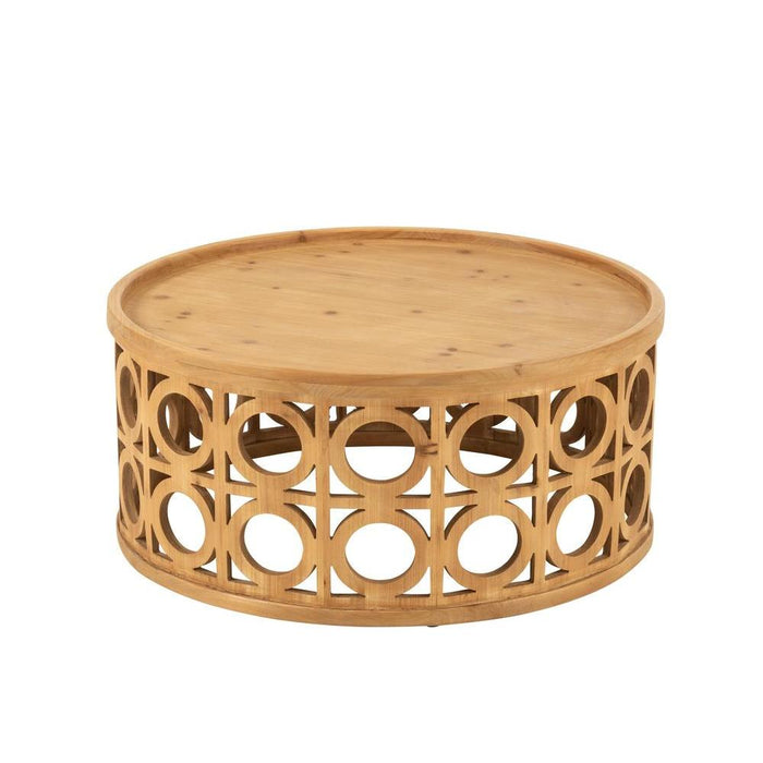 Salontafel Naturel Fir hout 80 cm-Salontafels-J-Line