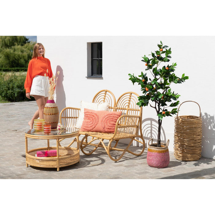 Salontafel Naturel Glas 70 cm-Salontafels-J-Line