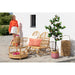 Salontafel Naturel Glas 70 cm-Salontafels-J-Line