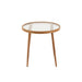 Salontafel Naturel Glas Rond 50 cm-Salontafels-J-Line