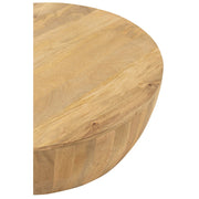 Salontafel Naturel Mangohout hout 88 cm 88.5x88.5x32 cm-Salontafels-J-Line